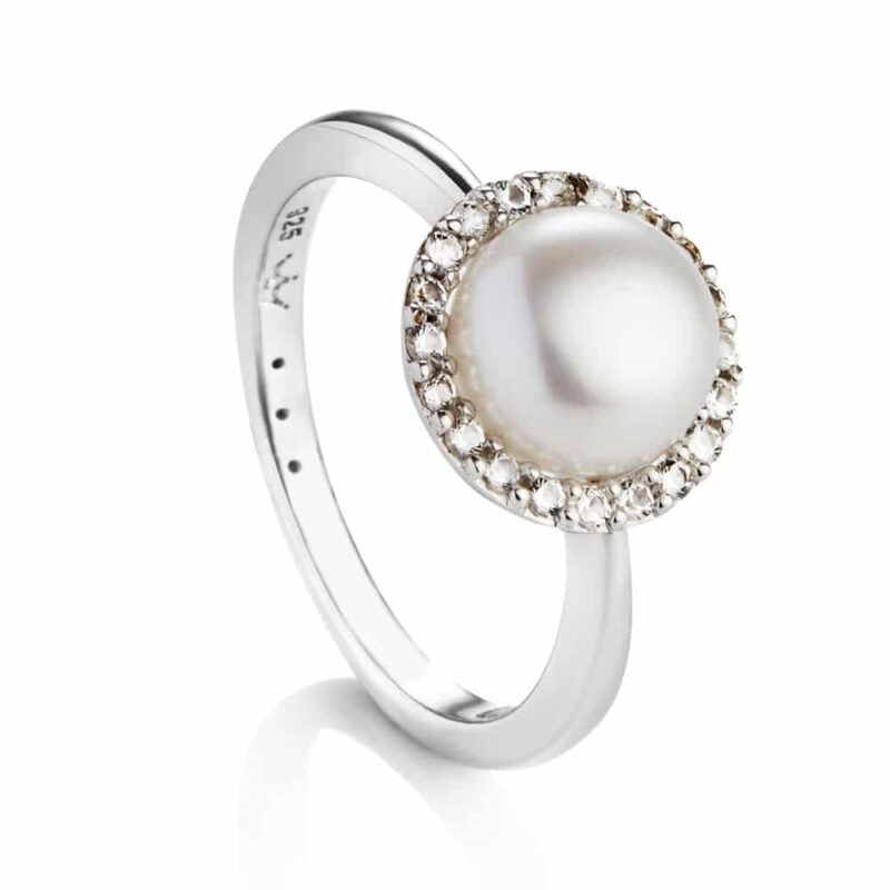 Jersey Pearl Amberley Cluster Ring