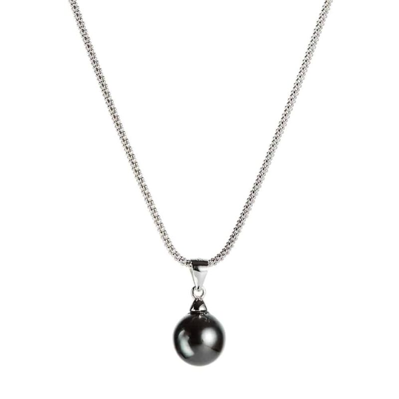 Tahitian Pearl Silver Classic Pendant