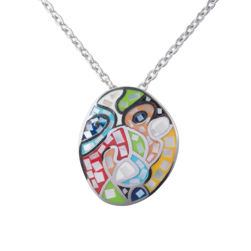 Sofia Mother of Pearl Oval Pendant
