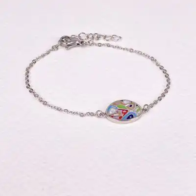 Sofia Mother of Pearl Oval Bracelet