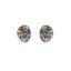 Sofia Mother of Pearl Oval Stud Earrings