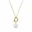 Baroque Oval Drop Pendant