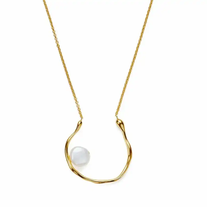 Baroque Hoop Pendant