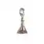 Mother-of-pearl Corbiére lighthouse sterling silver charm