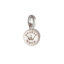 Mother-of-pearl stick-of-rock sterling silver charm