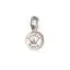 Mother-of-pearl stick-of-rock sterling silver charm