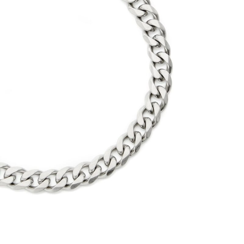 stainless steel curb chain bracelet