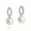 Amberley Open Cluster Pearl Earrings