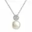 Amberley Halo Pearl Pendant