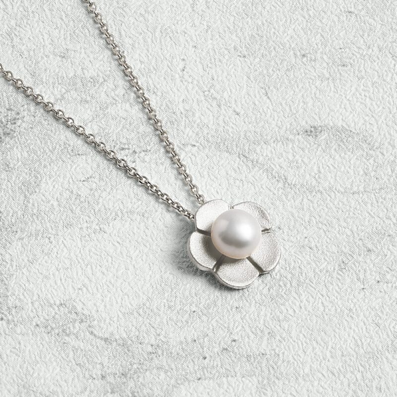 Blossom Buttercup Pearl Pendant