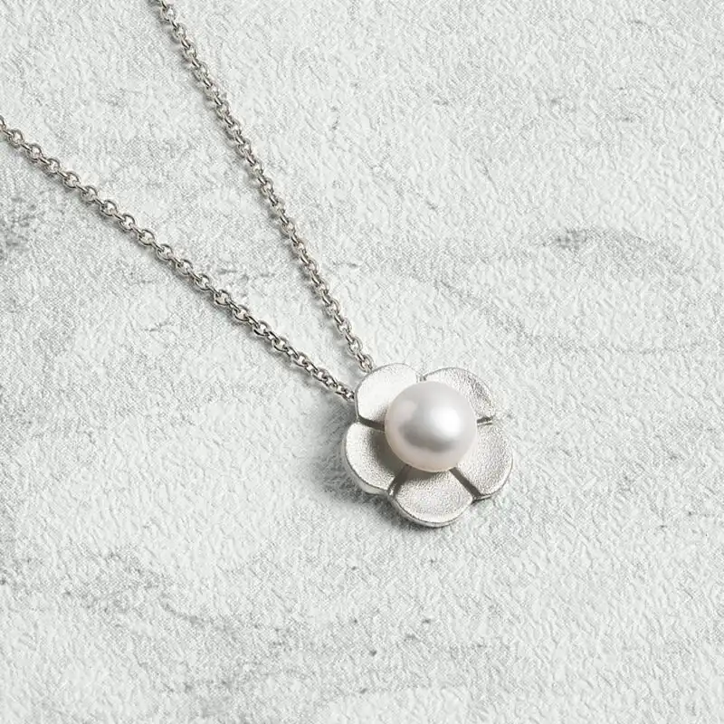 Blossom Buttercup Pearl Pendant