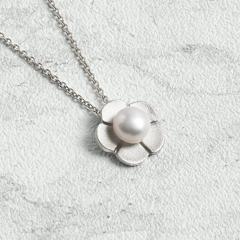 Blossom Buttercup Pearl Pendant