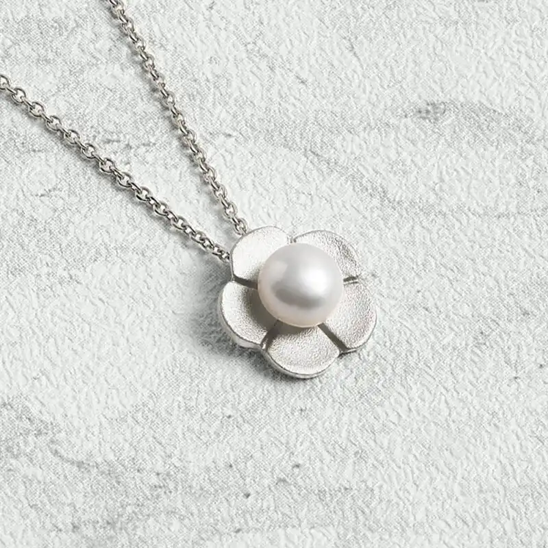 Blossom Buttercup Pearl Pendant