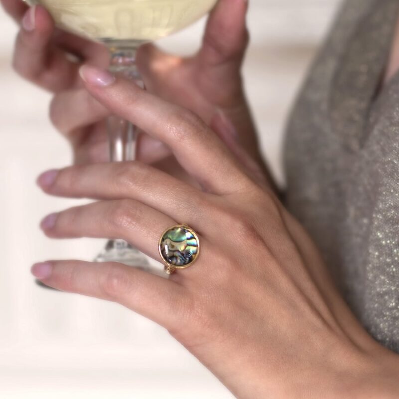 Paua Freshwater Organic Pearl Pendant