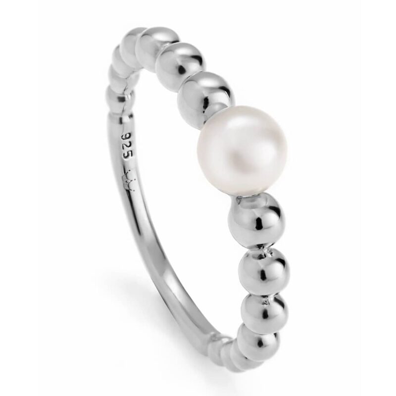 Coast Pearl Ring silver