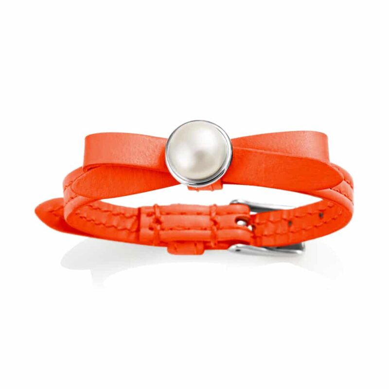 Joli Coral Pearl Bracelet