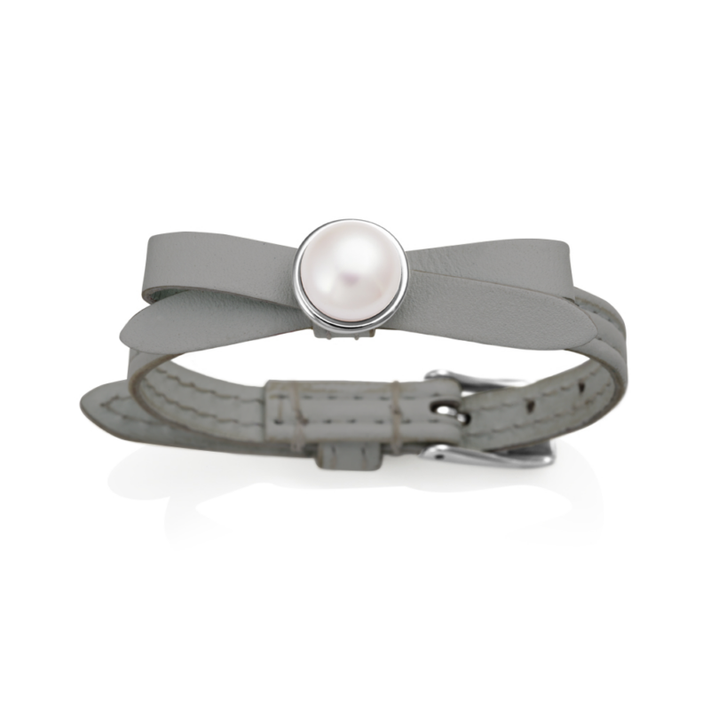 Joli Pearl Bracelet dark grey