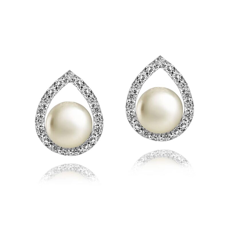 Amberley Cradle Pearl Earrings