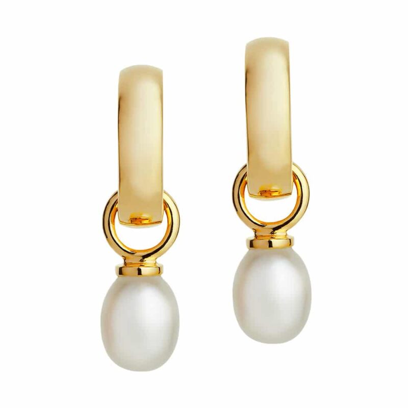 Viva Pearl Earrings gold