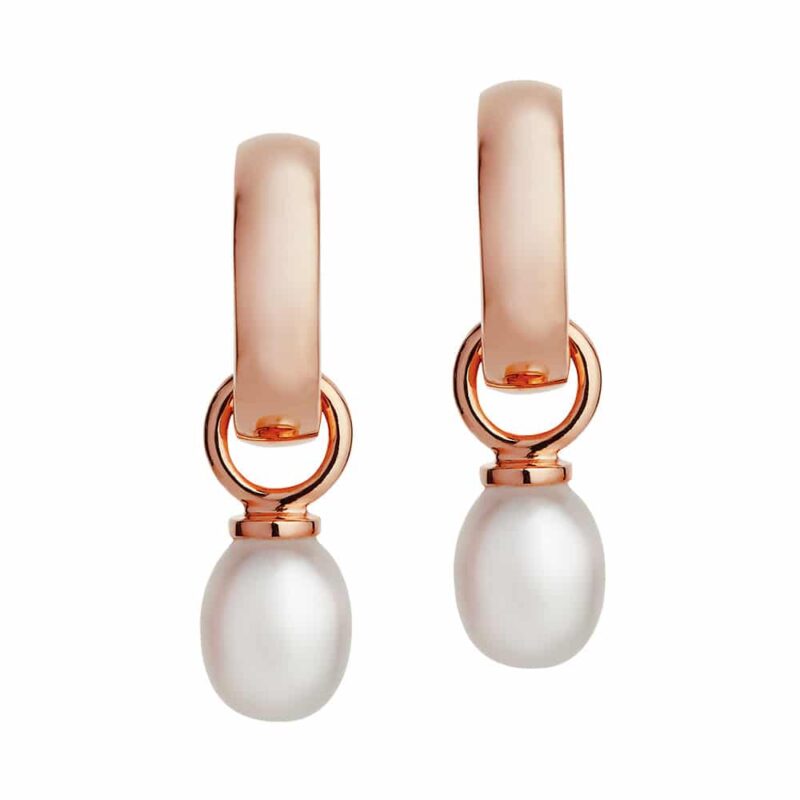 Viva Pearl Earrings rose gold