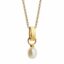 Viva Metal Yellow Gold Plated Pearl Pendant on Sterling Silver