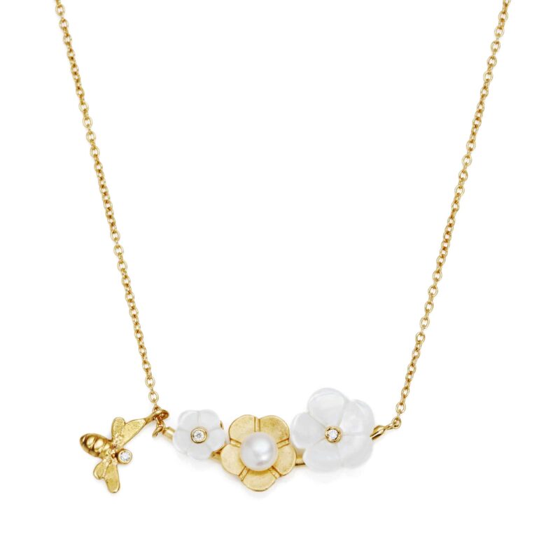 Blossom Pearl Flower Necklace