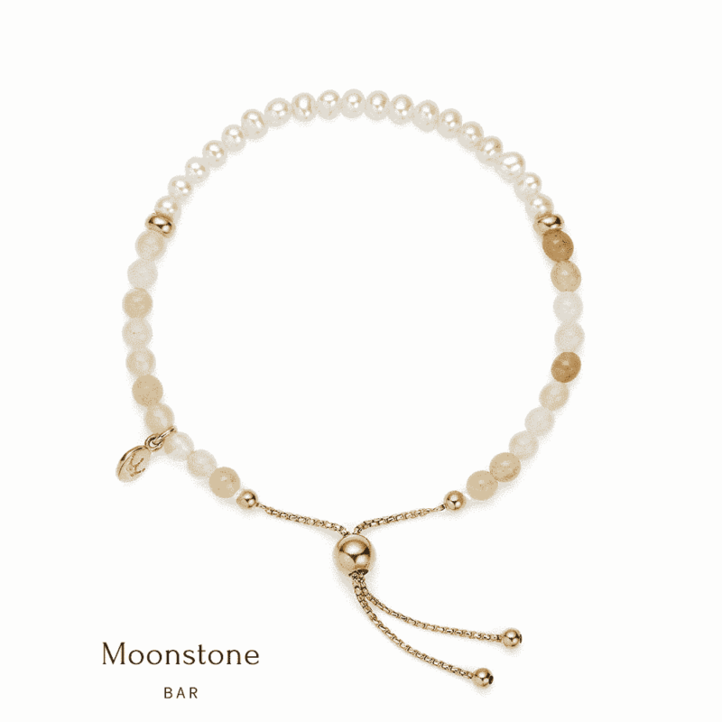 Sky Pearl Bracelet moonstone