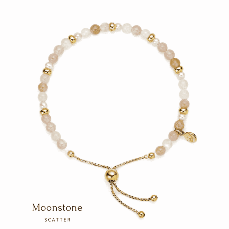 Sky Pearl Bracelet moonstone scatter