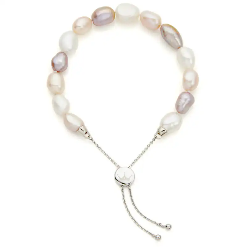 White Edison Pearl Bracelet