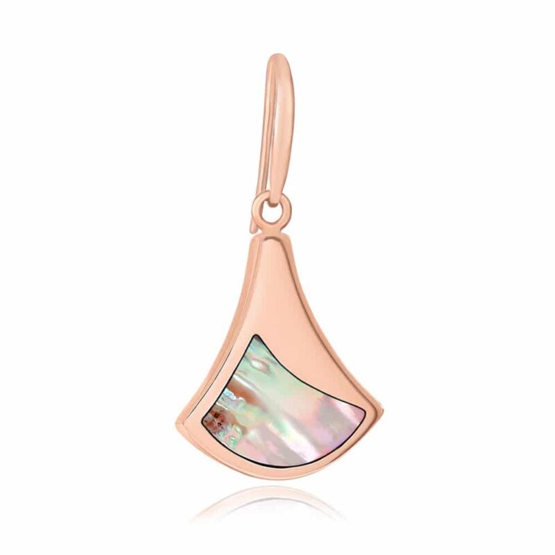 Jersey Ormer Drop Earrings Rose Gold