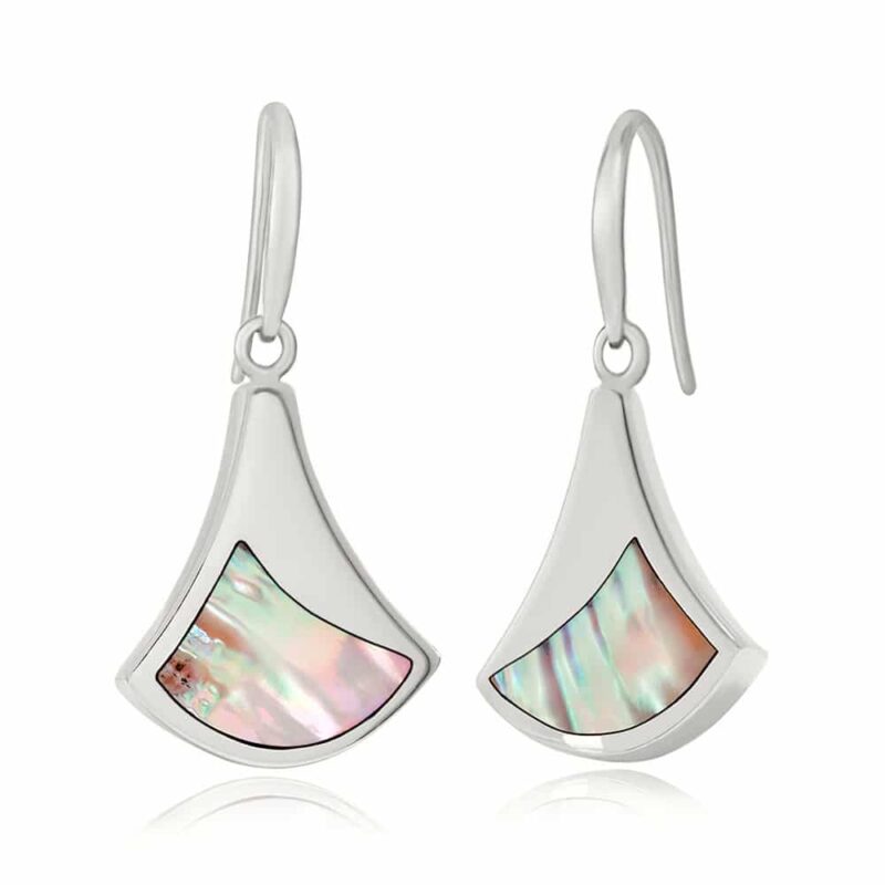 Jersey Ormer Drop Earrings Silver