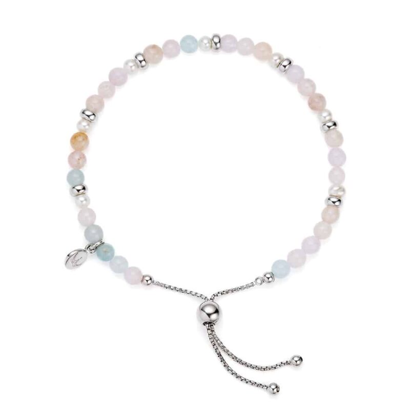 Sky Scatter Beryl Stone Pearl Bracelet