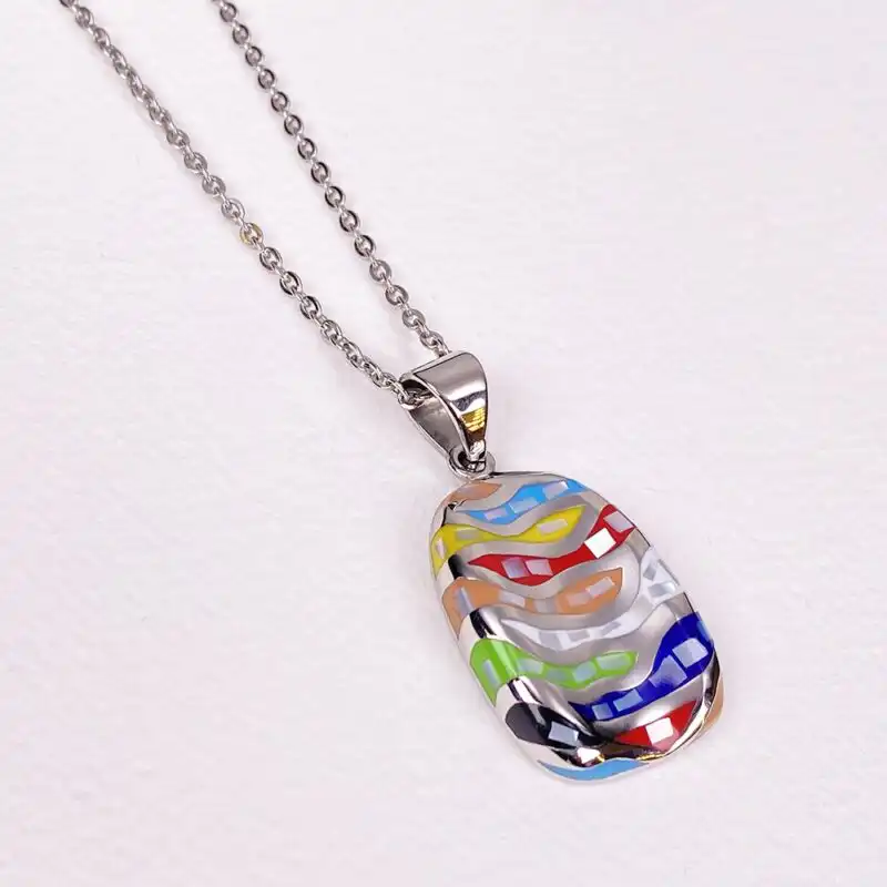 Sofia Mother of Pearl Multicolour Pendant