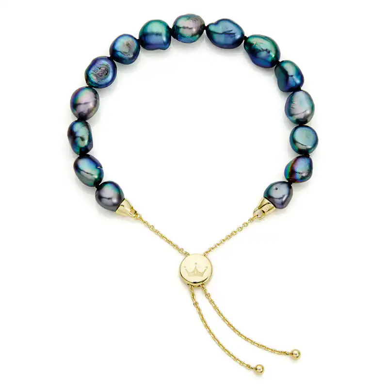 Peacock Baroque Pearl Bracelet