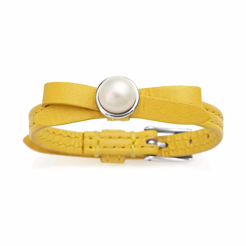 Joli Pearl Bracelet yellow