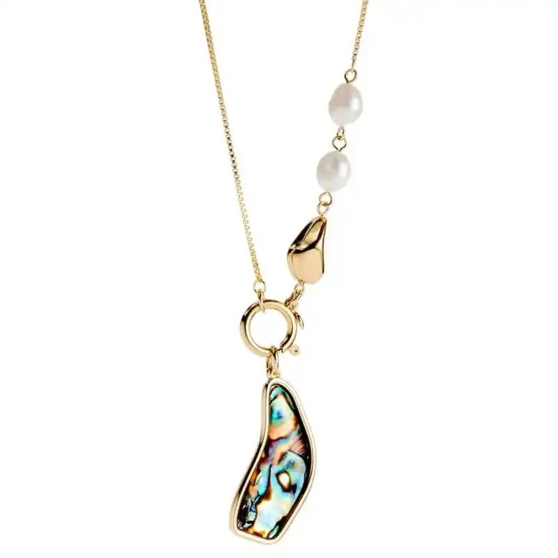 Paua Freshwater Organic Pearl Pendant