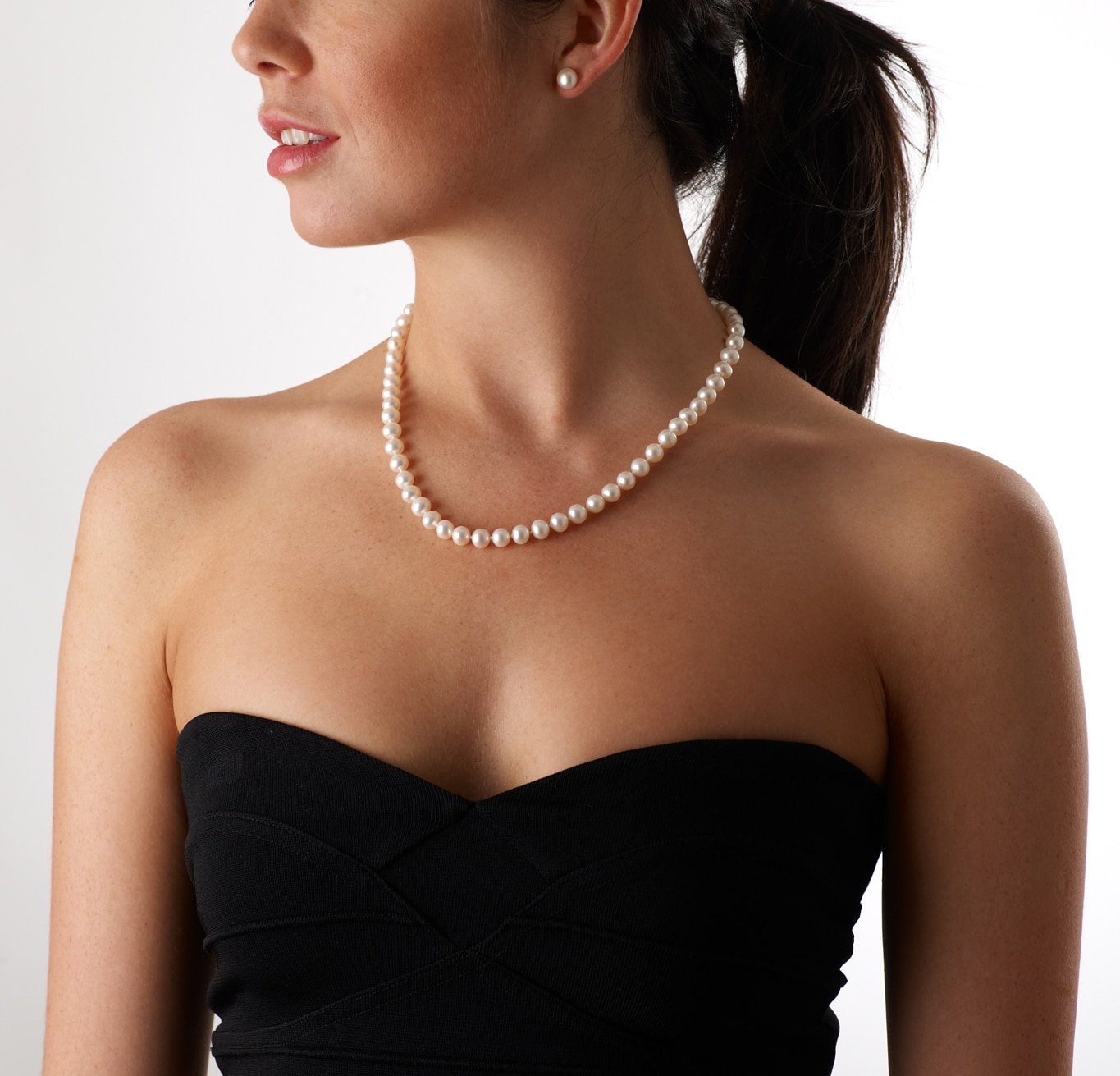 Signature Necklace 1652284 Jersey Pearl Signature Pearl Strung Necklace