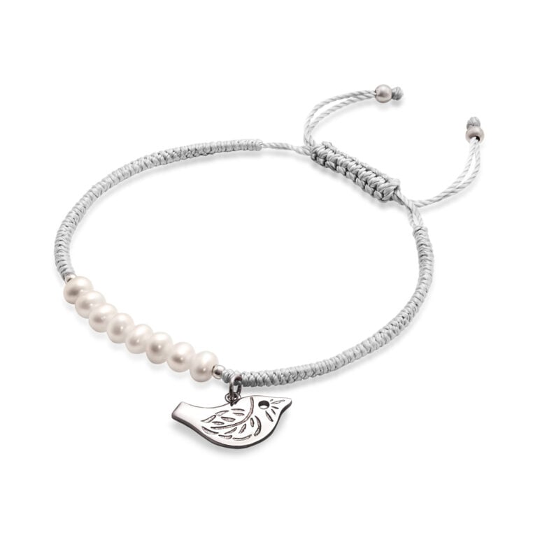 Lisa Le Brocq Grey Pearl Bracelet