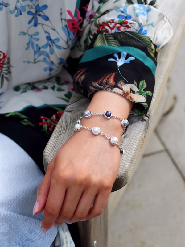 Model wearing Alice Bracelets