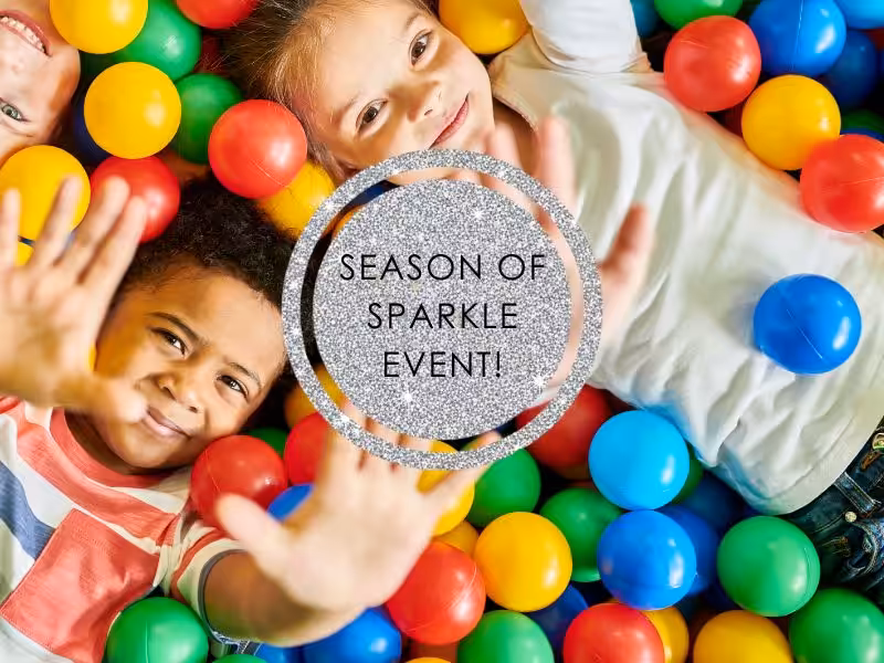 kids in ball pit for jersey pearl christmas bounce party