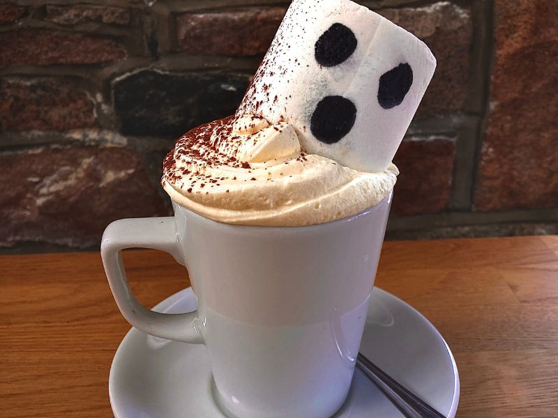 halloween hot chocolate at jersey pearl