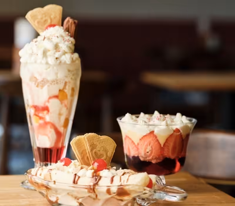 retro desserts